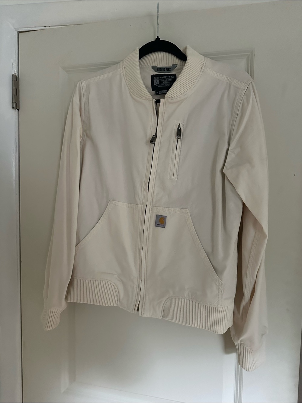 Carhartt Women's Cream Bomber Zip Jacket